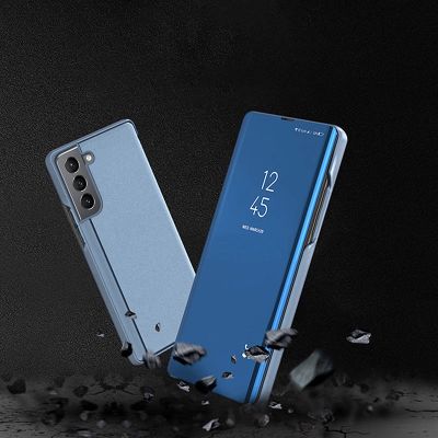 8. Clear View Case blue cover for Samsung Galaxy S22 + (S22 Plus)