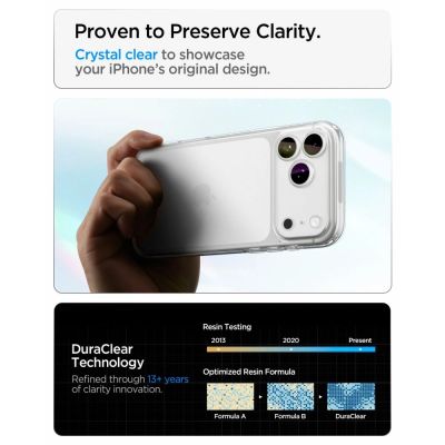 6. Spigen Ultra Hybrid Case for iPhone 18 Pro Max / 17 Pro Max - Transparent