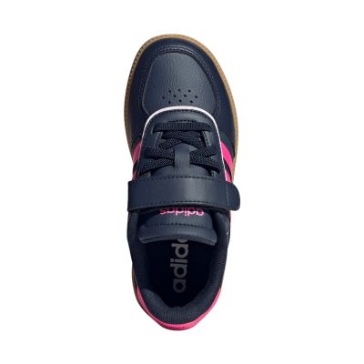 4. adidas Breaknet Sleek navy blue and pink kids' shoes JQ3060