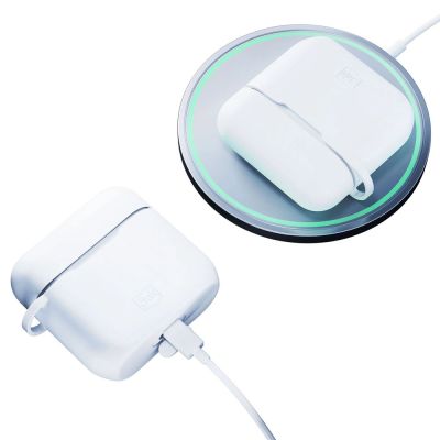 7. 3mk Silicon AirPods Case for AirPods 3 - white