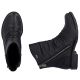5. Rieker 74853-00 Waterproof Black Leather Ankle Boots for Women