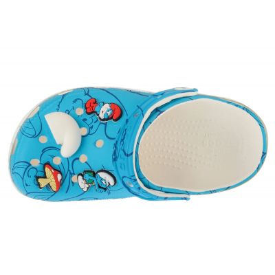 3. Crocs Classic Smurfs Clog Jr 210821-90H flip-flops