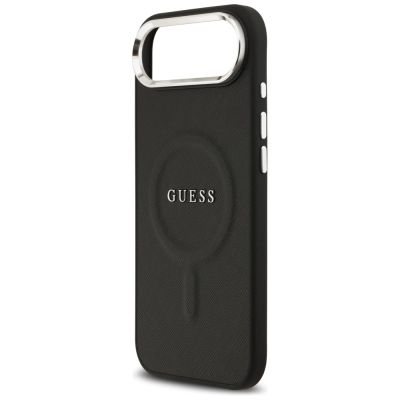 6. Guess Classic Logo MagSafe Case for iPhone Air - Black