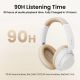 2. Ugreen HP202 HiTune Max5 on-ear wireless headphones with hybrid ANC noise reduction - white