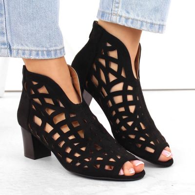 6. M.Daszyński W SAN32A suede ankle boots black