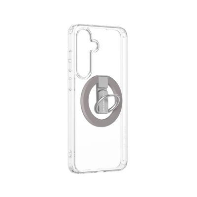 5. AmazingThing Minimal Mag Case with Magnetic Ring and Magnetic Ring for Samsung Galaxy S25+ - Transparent