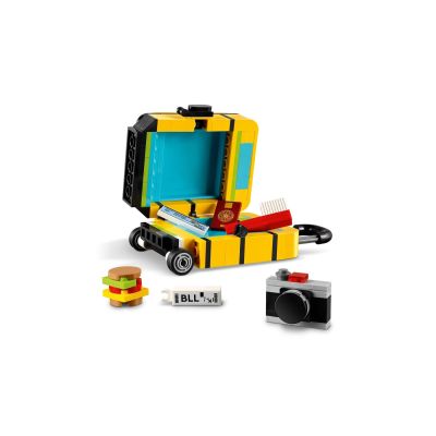 4. LEGO 40817 Yellow Travel Suitcase