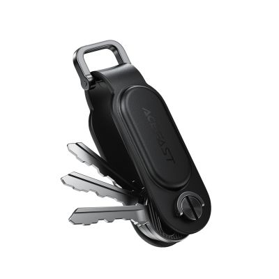 5. Acefast S4 Bluetooth Keychain Locator Compatible with Apple Find My - Black