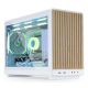 4. Lian Li DAN A3-mATX Wood Edition PC Case, Tempered Glass, Micro-ATX - Beech, White