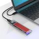 4. Orico TCM2-C3 M.2 NVME to USB-C 10Gb/s Disk Drive - Red