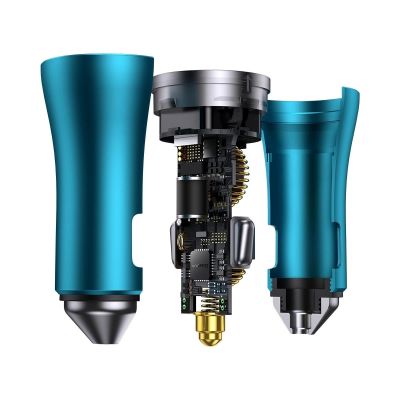 6. Baseus Golden Contactor Pro car charger 2x USB-C 40W blue (CGJP000003)