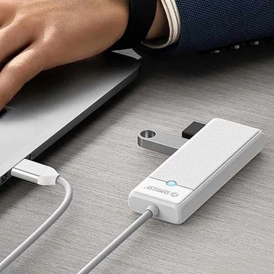 5. Orico PAPW4A-C3 USB Hub 4-port 4x USB-A 3.0 0.15 m - white