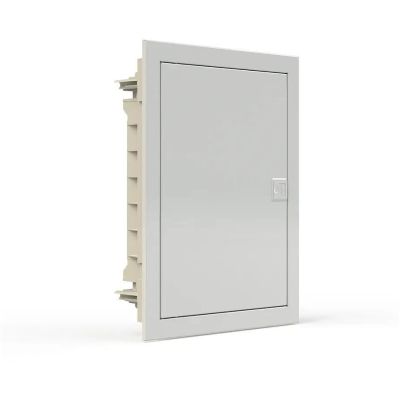 PLASTIC INSTALLATION HOUSING WITH METAL DOOR, FLUSH-MOUNTED, IP40, 1 ROW, 12 MODULES Noark PMF 12 107101