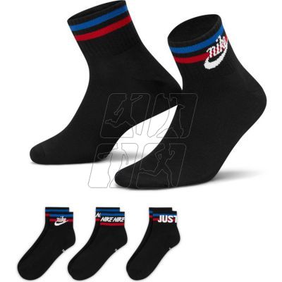 2. Nike Everyday Essential 3Pack DX5080 010 socks