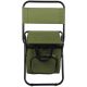 5. FISHING CAMPING FOLDING CHAIR GREEN WITH BAG UNDER THE SEAT 35x28x58CM