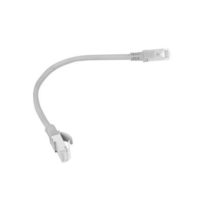 UTP patch cord Lanberg PCU6-10CC-0025-S (RJ45 - RJ45 ; 0.25m; UTP; cat. 6; gray color)