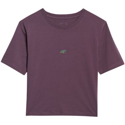2. Women's T-shirt 4F F2971 dark purple 4FWAW25TTSHF2971 50S