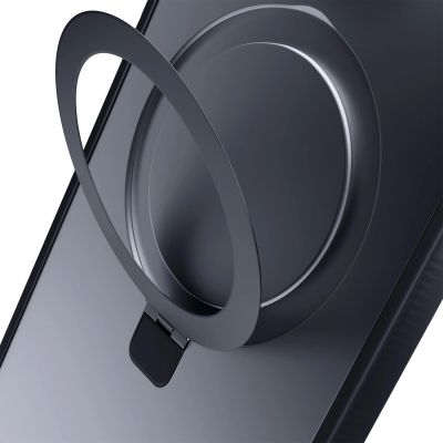 14. 3mk Smoke Case Mag&Stand for iPhone 17 - black