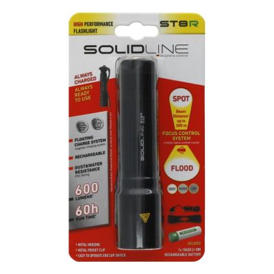 4. LED Lenser Lighter Solidline ST8R Black