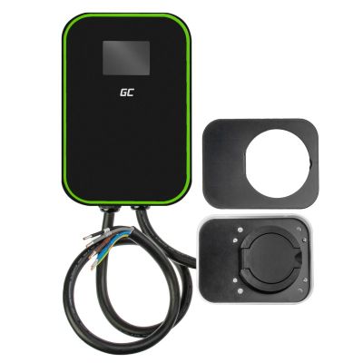 2. Green Cell Wallbox EV PowerBox 22kW charger with socket and RFID