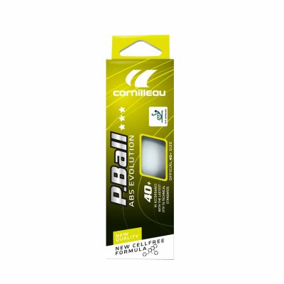 13. Cornilleau P-BALL ITTF table tennis balls white 3 pcs.