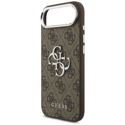 6. Guess 4G Big 4G Classic Logo case for iPhone 17 Air - brown and silver