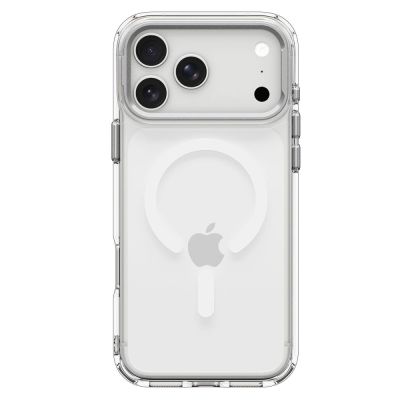 3. Spigen Ultra Hybrid Optik S MagSafe Case for iPhone 18 Pro / 17 Pro - Transparent Silver