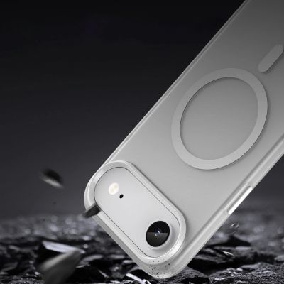 7. Magnetic Abrasive iPhone 17 Air Case Compatible with MagSafe - Matte White