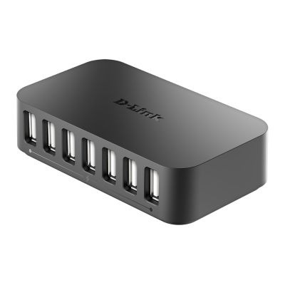 3. D-Link DUB-H7 USB 2.0 Type-C 480 Mbit/s Black