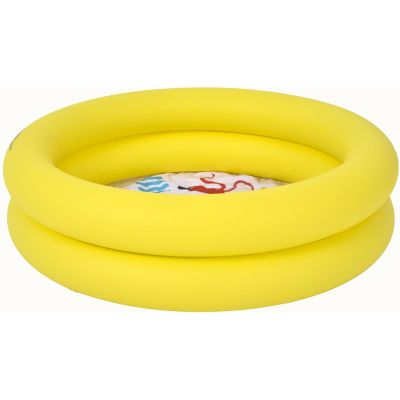 6. CHILDREN'S POOL 2-RING 76x20CM 57157 YELLOW