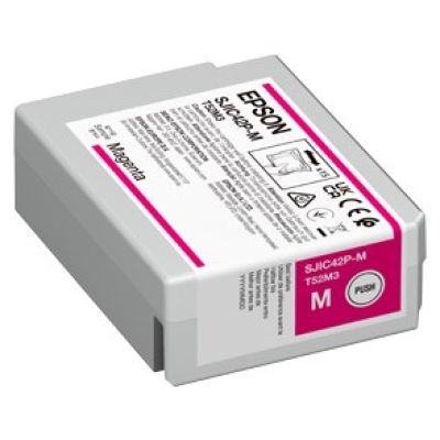 4. Epson SJIC42P-M ink cartridge 1 pc. Original Magenta