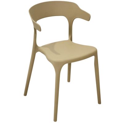 2. SAND PLASTIC GARDEN CHAIR