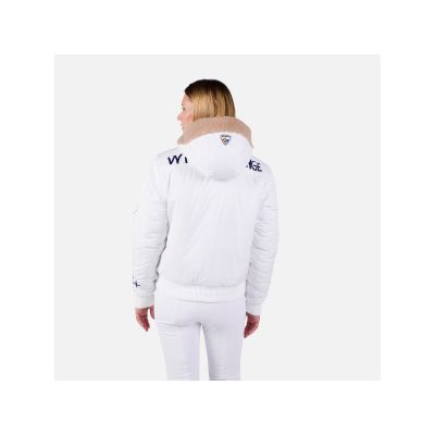 7. Rossignol W Yety Fleecy Bomber Jacket Jkt White