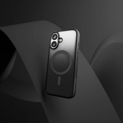 8. Puro Gradient MagSafe Silicone Case for iPhone 16 - Black