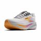 9. Ghost 17 Women's Light Gray Asphalt Running Shoes