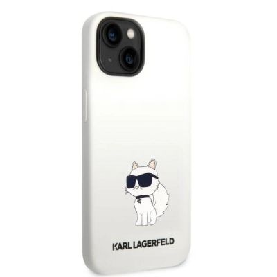 4. Karl Lagerfeld KLHMP14MSNCHBCH iPhone 14 Plus 6.7" hardcase white/white Silicone Choupette MagSafe