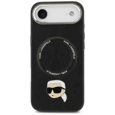 9. Karl Lagerfeld Karl Pin MagSafe Case for iPhone Air - Black