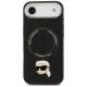 9. Karl Lagerfeld Karl Pin MagSafe Case for iPhone Air - Black