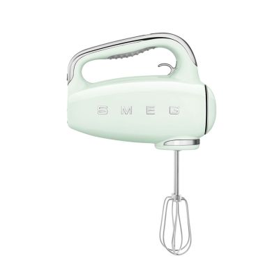 14. Smeg HMF01PGEU Hand Mixer in a Retro 1950s Style. Pastel Green.