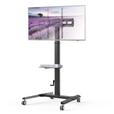 4. Techly ICA-TR228 Multimedia Stand Black Flat Panel Multimedia Card