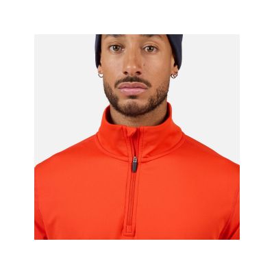 4. ROSSIGNOL MID LAYER STRETCH HZ men's sweatshirt orange
