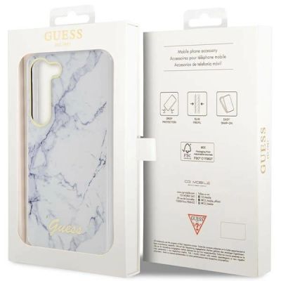 8. Guess GUHCS23MPCUMAH S23+ S916 white/white hardcase Marble