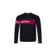 3. ROSSIGNOL Band Knit navy blue sweater