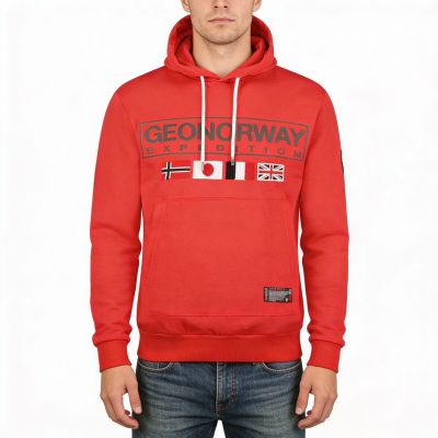 4. Geographical Norway Great DB 317 M sweatshirt WY8613H/GN-Red
