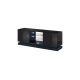 3. TV cabinet QIU 160 MDF gloss black/gloss black