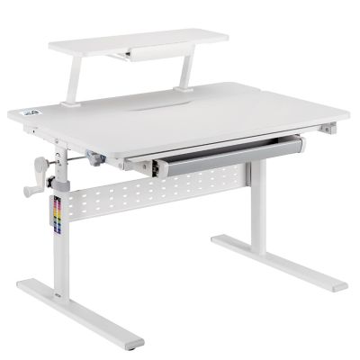 Ergo Office children's desk, height adjustable, gray, max 40kg, 900x600mm, ER-483