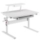Ergo Office children's desk, height adjustable, gray, max 40kg, 900x600mm, ER-483