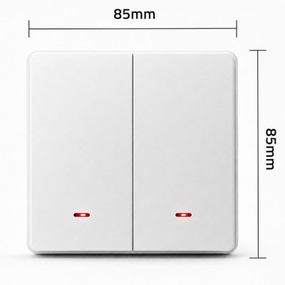 8. QOLTEC LIGHT ON/OFF SWITCH | 2-CHANNEL | WI-FI | TIMER | TUYA | WHITE