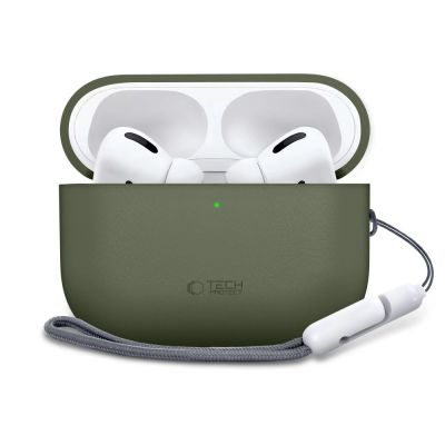 2. Tech-Protect Silicone Case for AirPods Pro 3 - Green