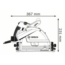 GKT 55 GCE 1400W BOSCH plunge-cut circular saw